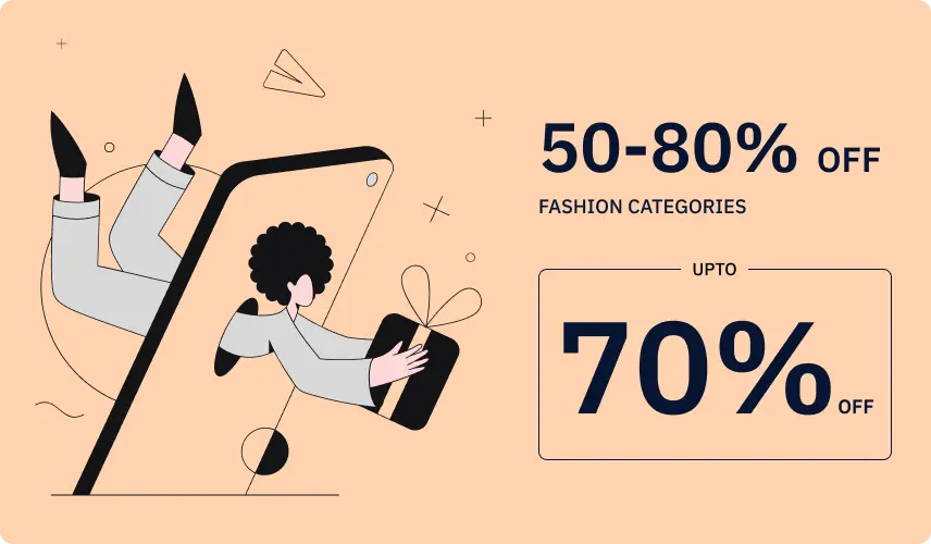 50-80% Off Fashion Categories
