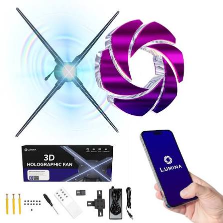 Lumina Turns a Spinning Fan Into a Floating 3D Billboard